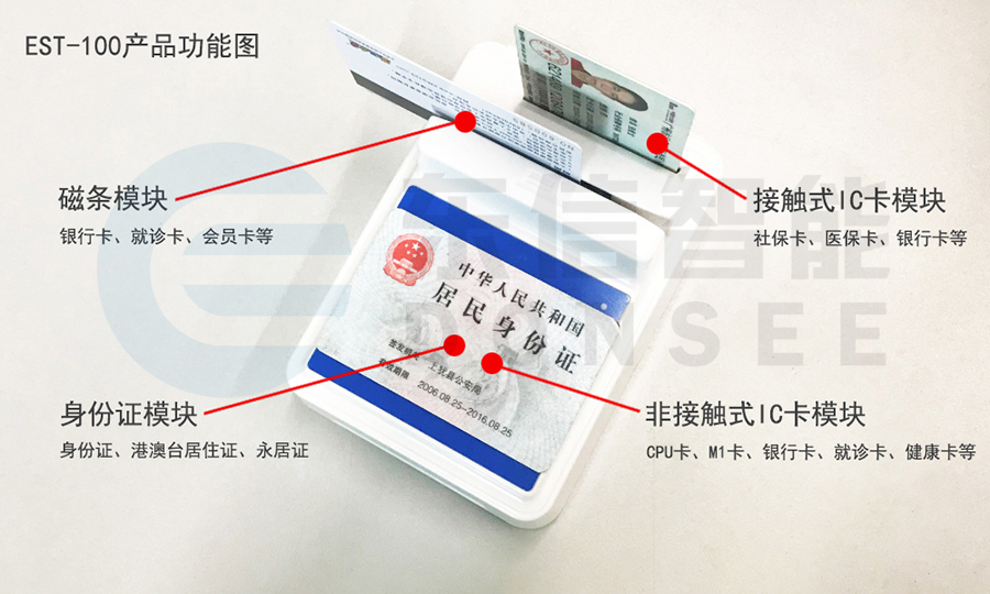 東信EST-100身份證社?？ㄗx卡器